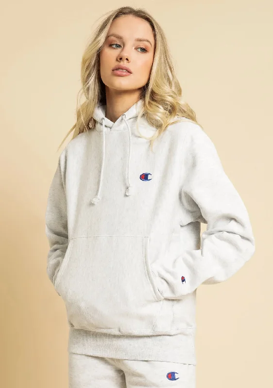 Champion Womens Small C Logo Boyfriend Fit Hoodie <br> CTH6A1 429