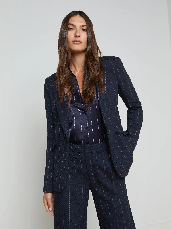 Chamberlain Pinstriped Blazer