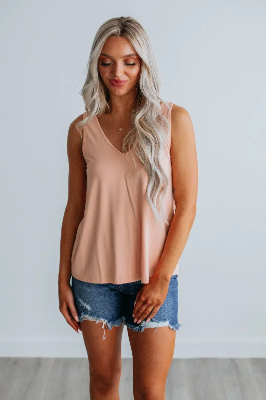 Linley Basic Tank - Peach