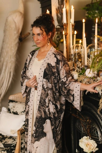 The Looking Glass Bamboo Duster Kimono Robe