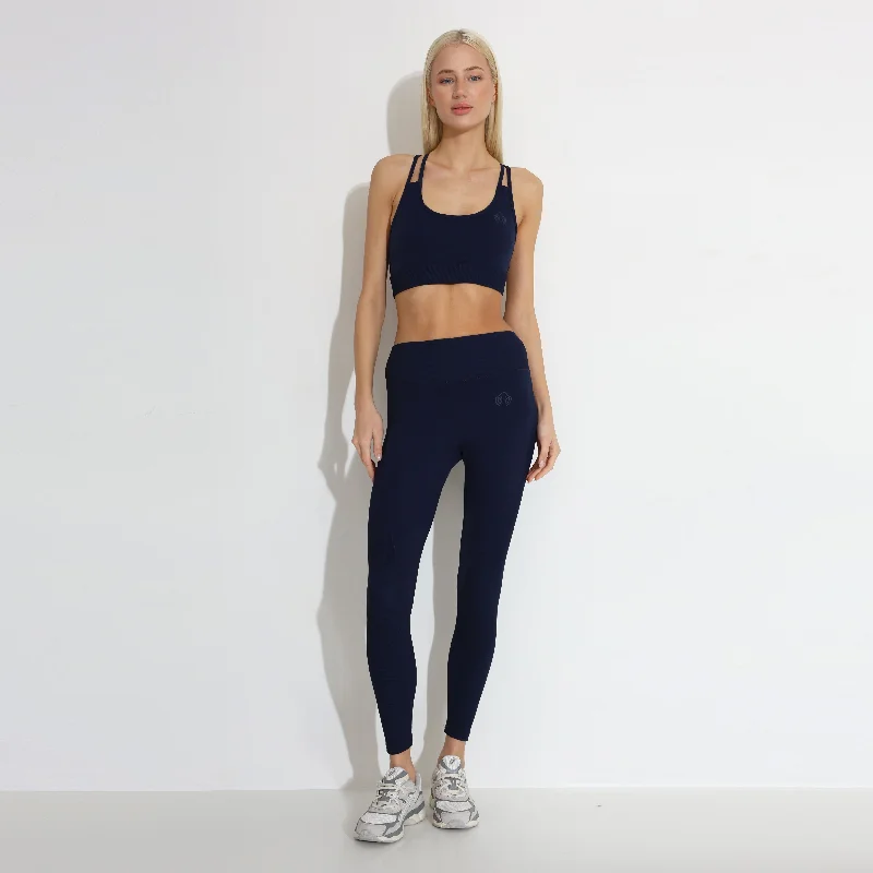 Rikke Leggings Ribbed panel