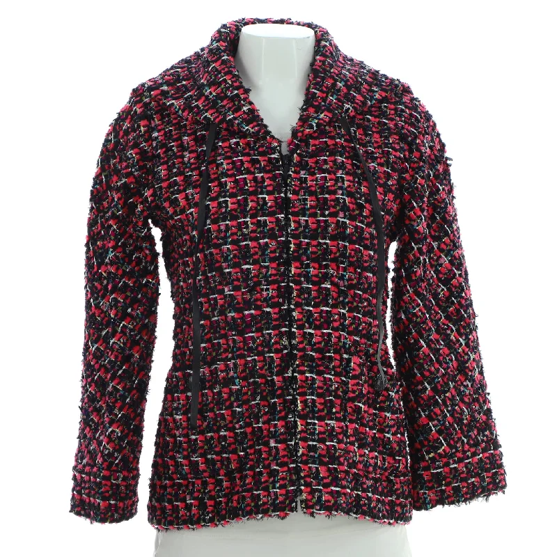 WomenÃ¢â‚¬â„¢s Collared Zip Jacket Tweed