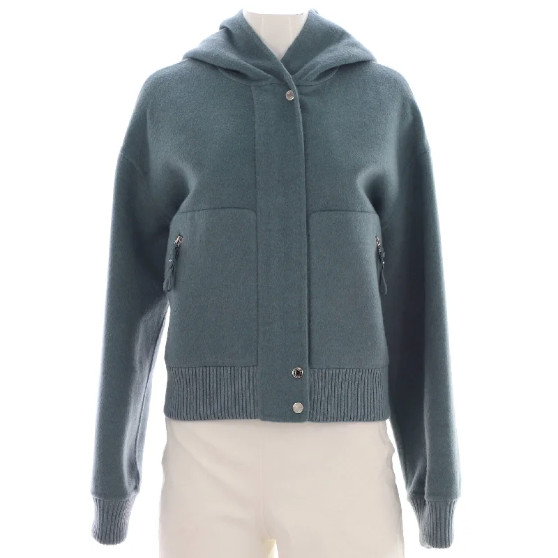 Women's Two Pocket Hooded Jacket Cashmere