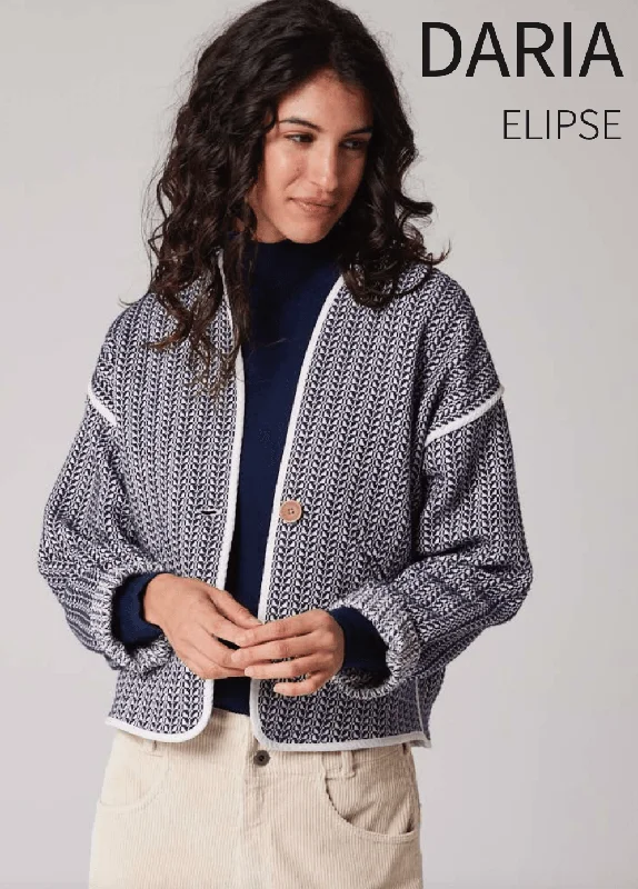 Sacrecoeur Womens Daria Elipse Jacket - Blue