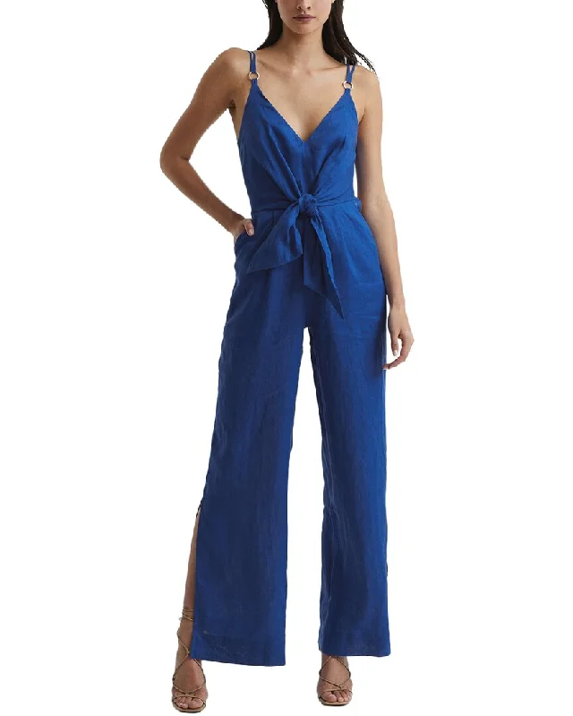 Reiss Ana Linen Jumpsuit