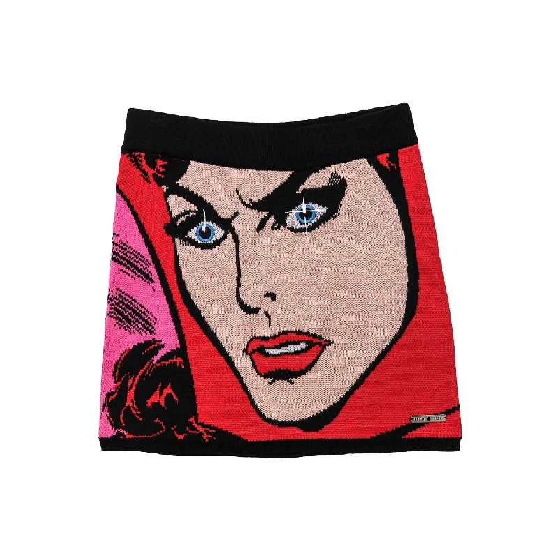 TF x Marvel Scarlet Witch Jacquard Skirt