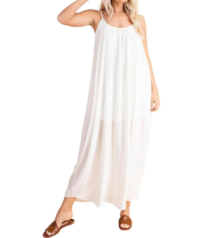 By The Bay Maxi Dress In White