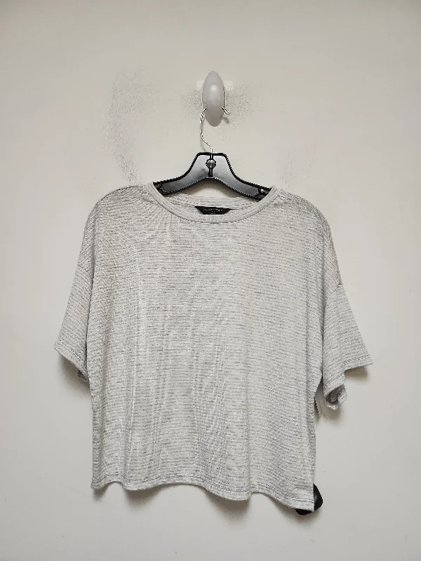 Grey Top Short Sleeve Basic Banana Republic, Size Xs