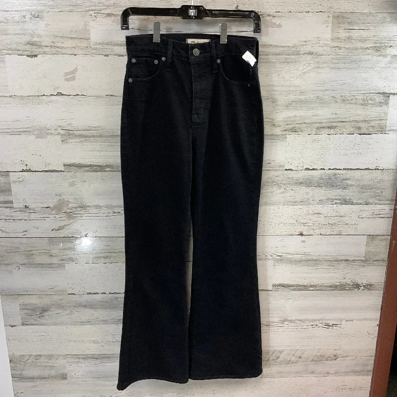 Jeans Flared By Madewell In Black Denim, Size: 00