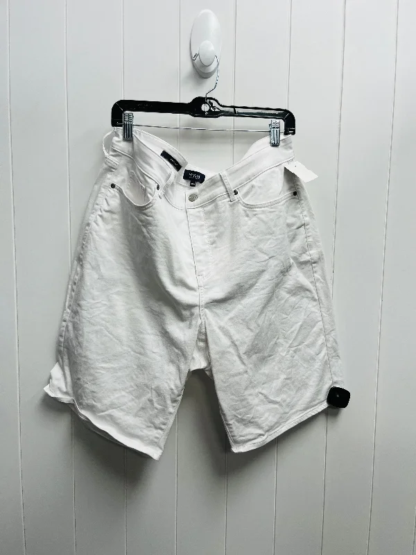 Shorts By Not Your Daughters Jeans In White, Size: 18