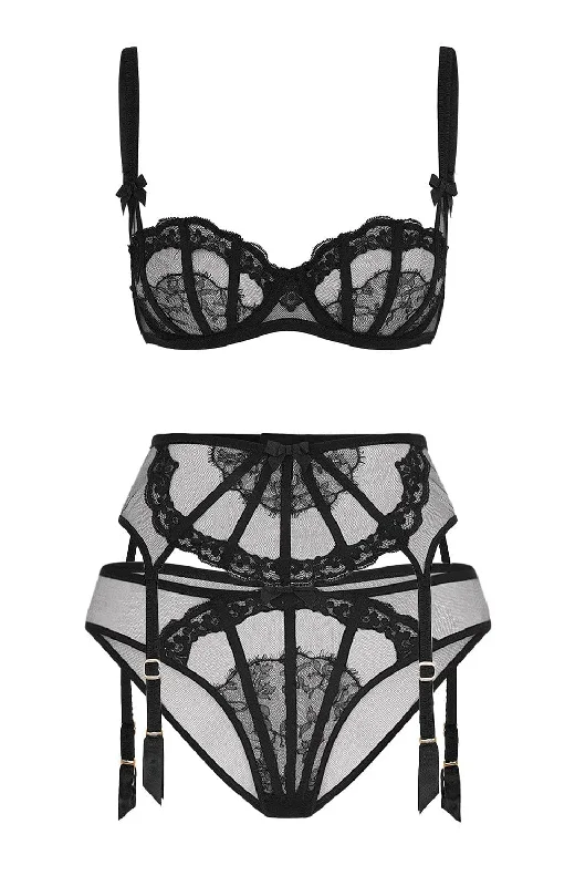 Mariann Bra, Suspender and Brief Set