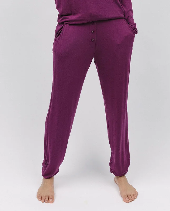 Magenta Jersey Pyjama Bottoms