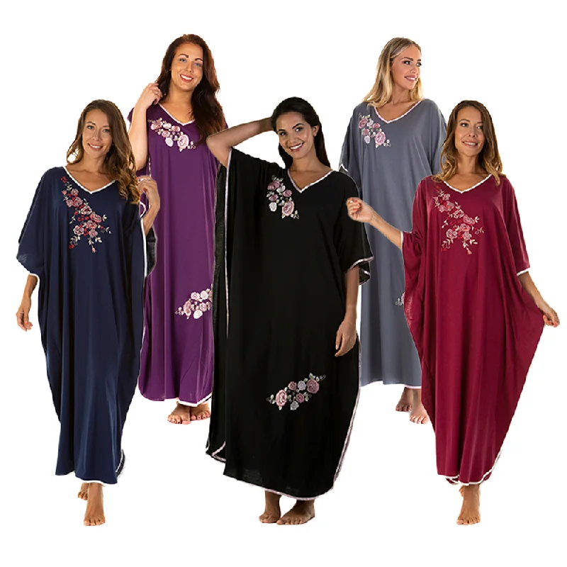 Long Length Embroidered Kaftan