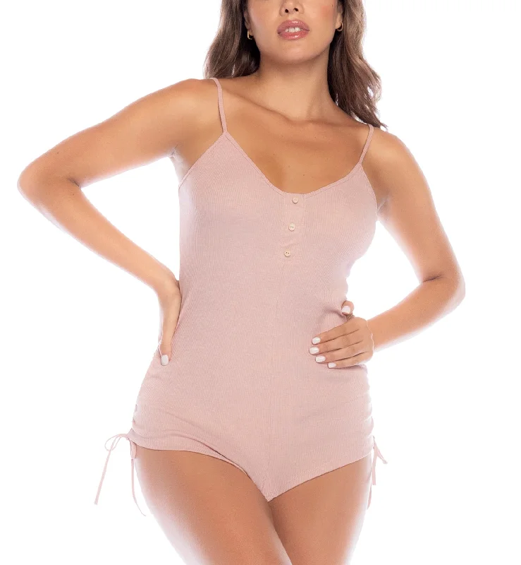 Mapale French For Love Casual Sleep Romper (7572) - Rose