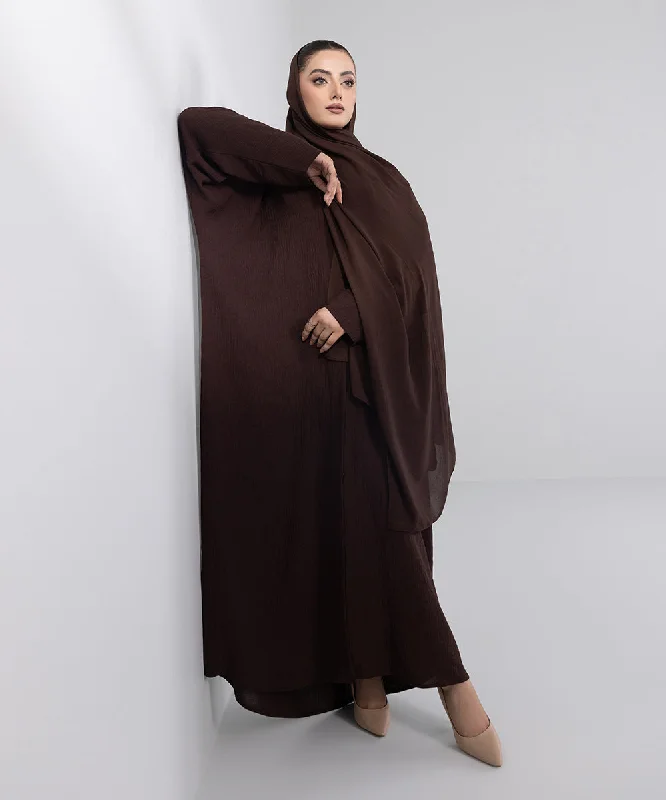 Button Through Abaya Set