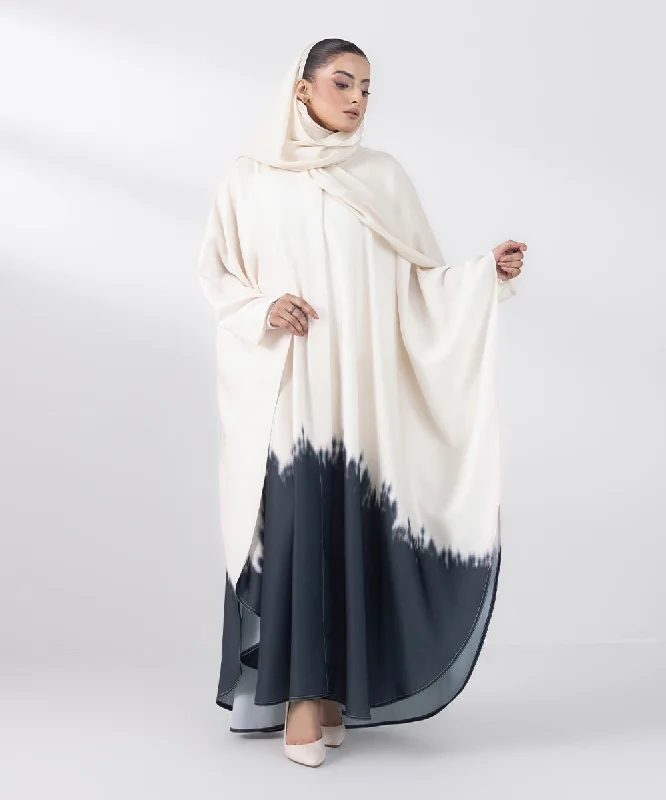 Printed Kaftan Abaya Set